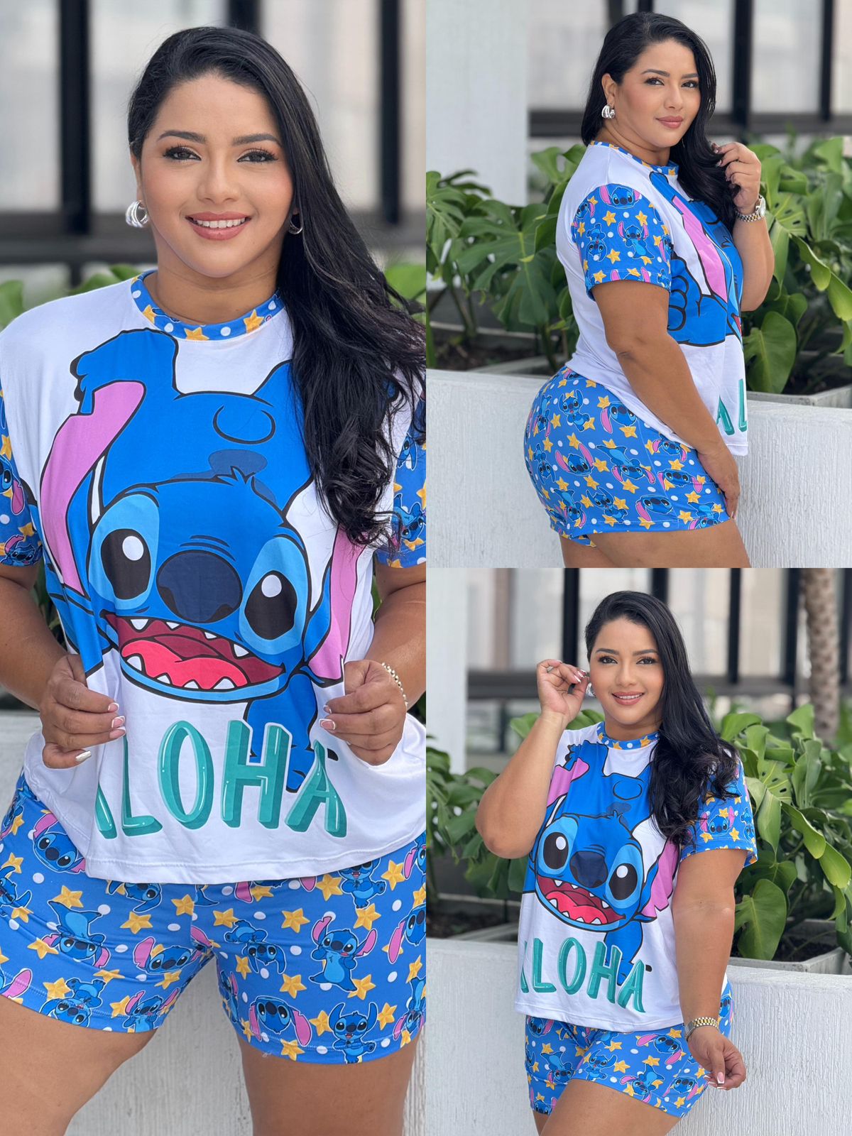 SHORT CAMISETA TALLA PLUS