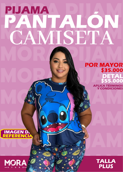 PANTALÓN CAMISETA TALLA PLUS
