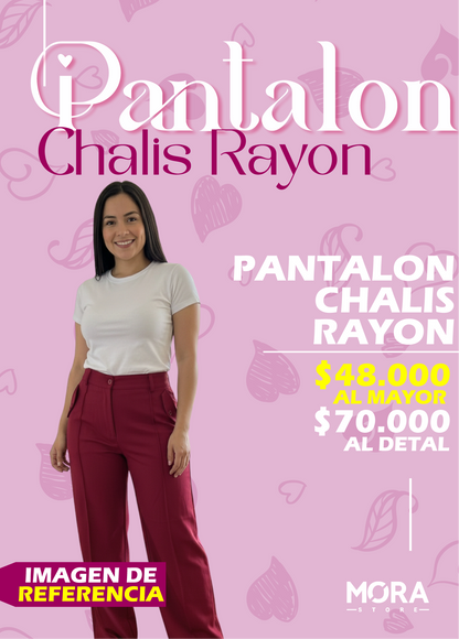 PANTALON CHALIS RAYON