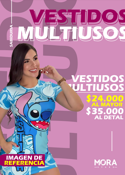 VESTIDOS MULTIUSOS TALLA UNICA