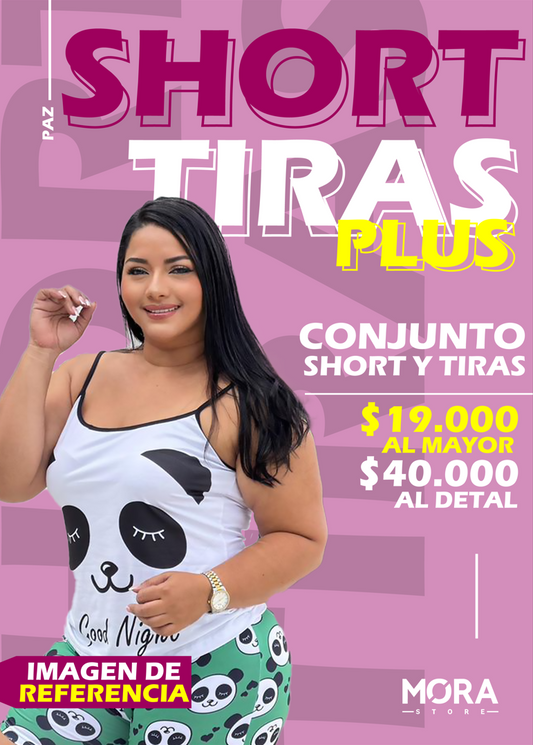 SHORT TIRA TALLA PLUS