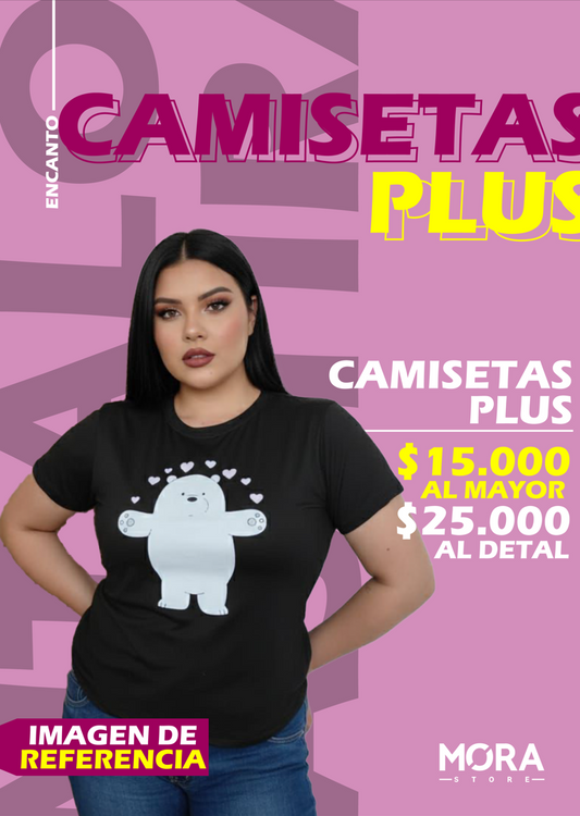 CAMISETAS PLUS