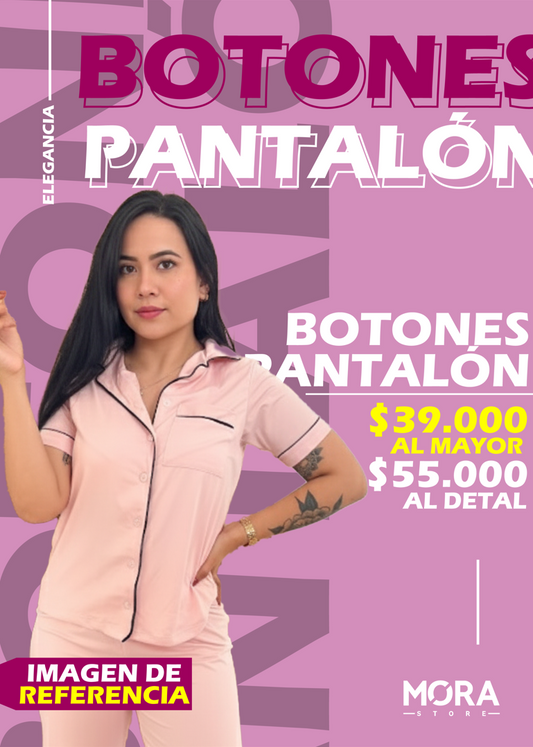 BOTONES PANTALÓN TALLA UNICA