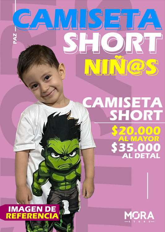 PIJAMAS NIÑ@S CORTO