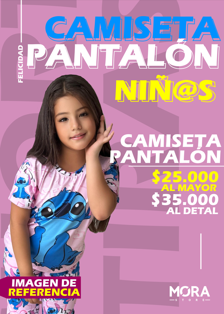 PIJAMA NIÑ@S PANTALÓN