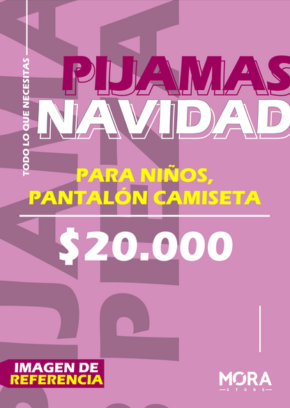 PIJAMAS NIÑ@S NAVIDAD NIÑ@S