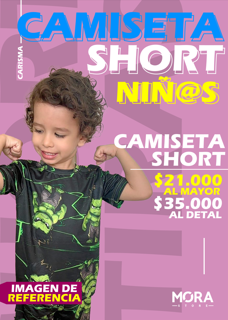 PIJAMAS NIÑ@S CORTO SUBLIMADA
