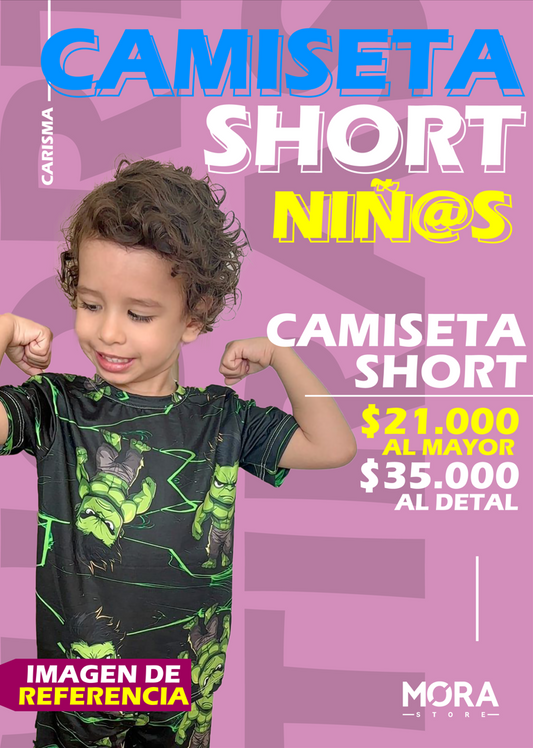 PIJAMAS NIÑ@S CORTO SUBLIMADA