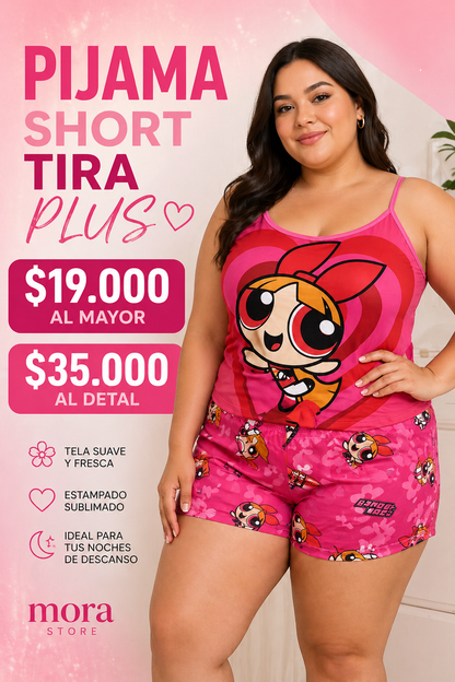 SHORT TIRA TALLA PLUS