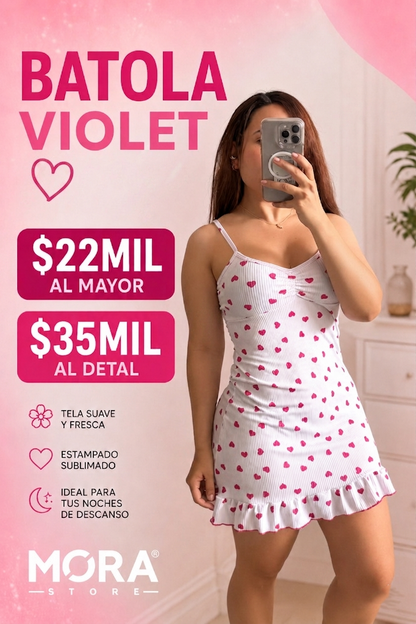 BATOLA EN RIB REF VIOLET