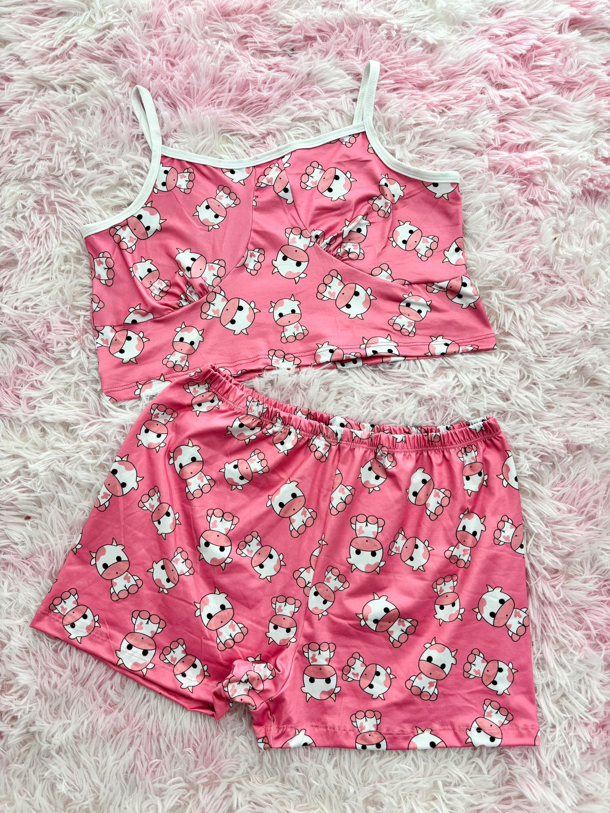 PIJAMA TOP COPA Y SHORT