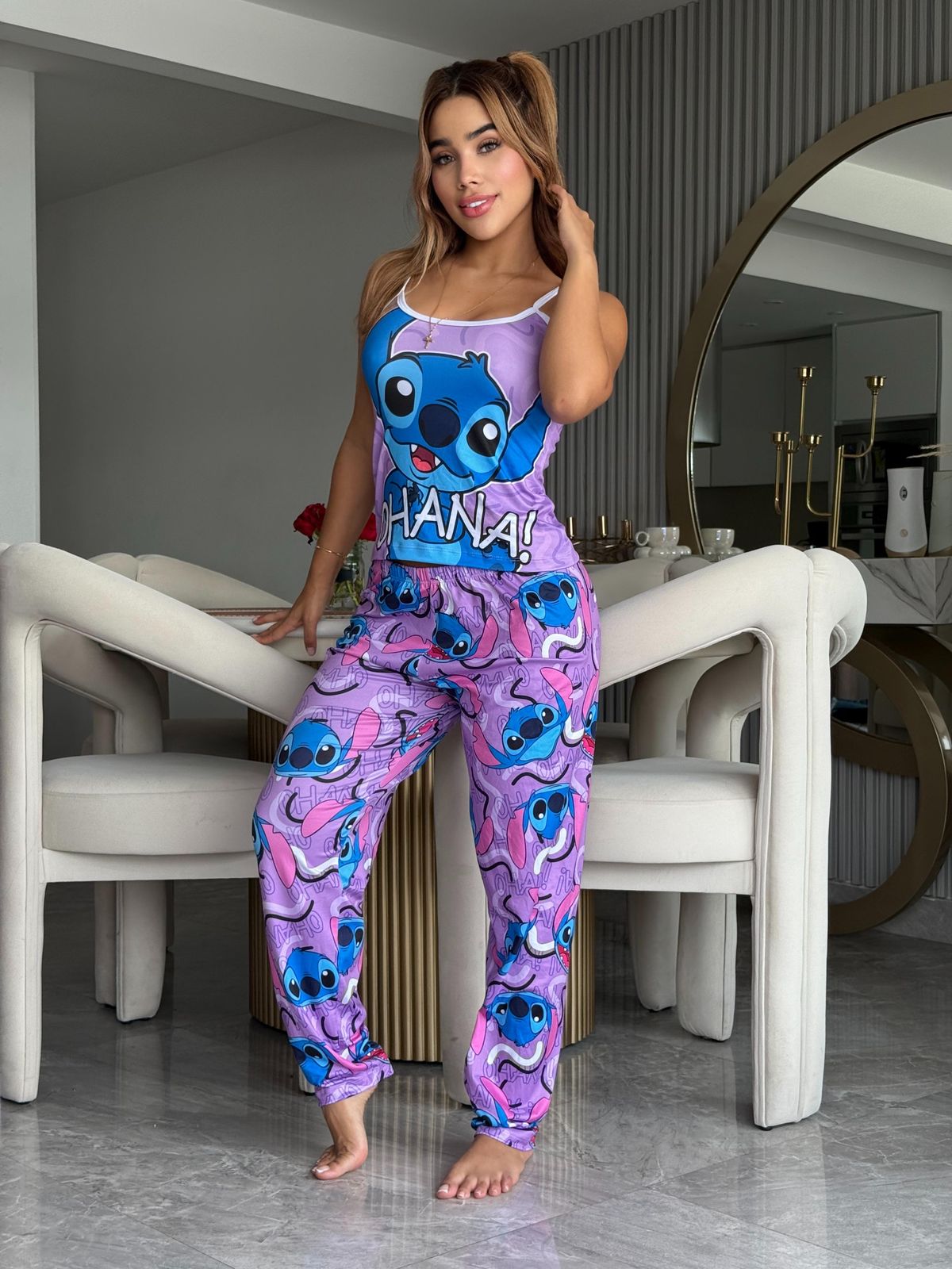 PIJAMA PANTALON TIRAS TALLA UNICA