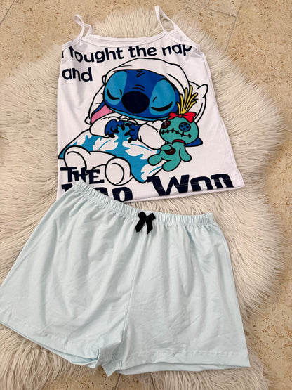 PEACH SKIN PAJAMAS ONE SIZE