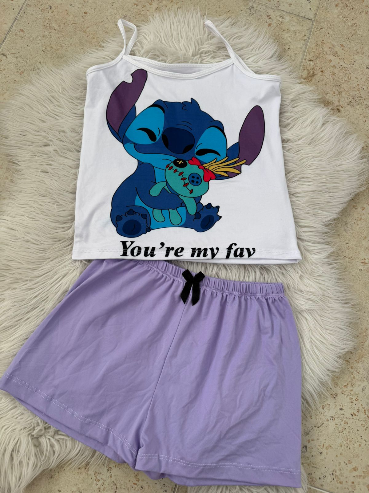 PEACH SKIN PAJAMAS ONE SIZE