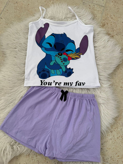 PEACH SKIN PAJAMAS ONE SIZE