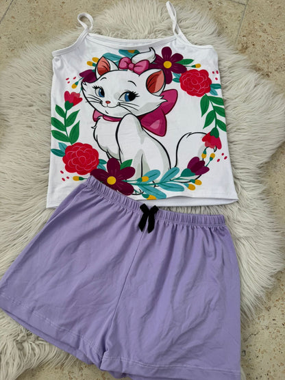 PEACH SKIN PAJAMAS ONE SIZE