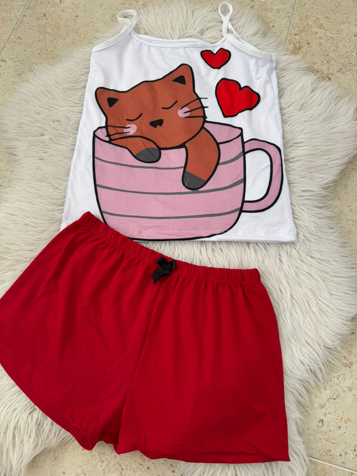 PEACH SKIN PAJAMAS ONE SIZE