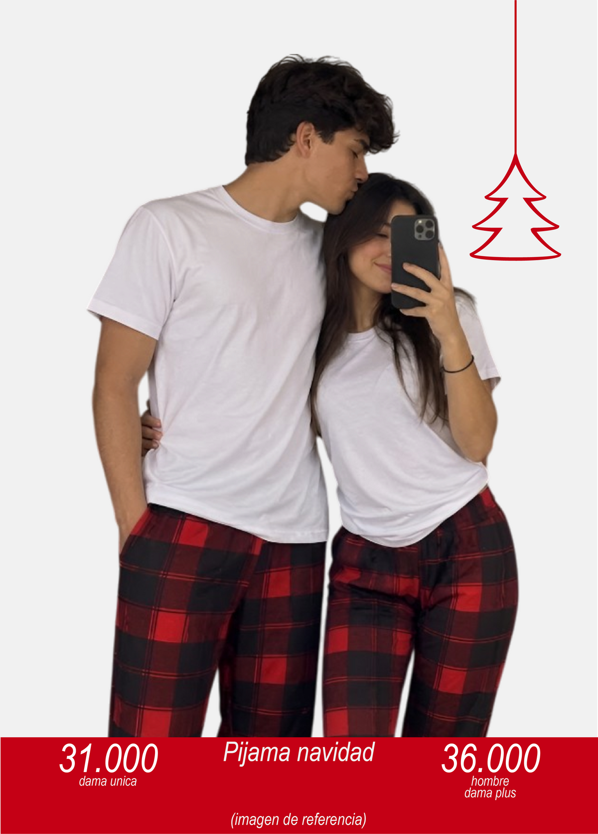 PIJAMA NAVIDAD PANTALÓN CAMISETA