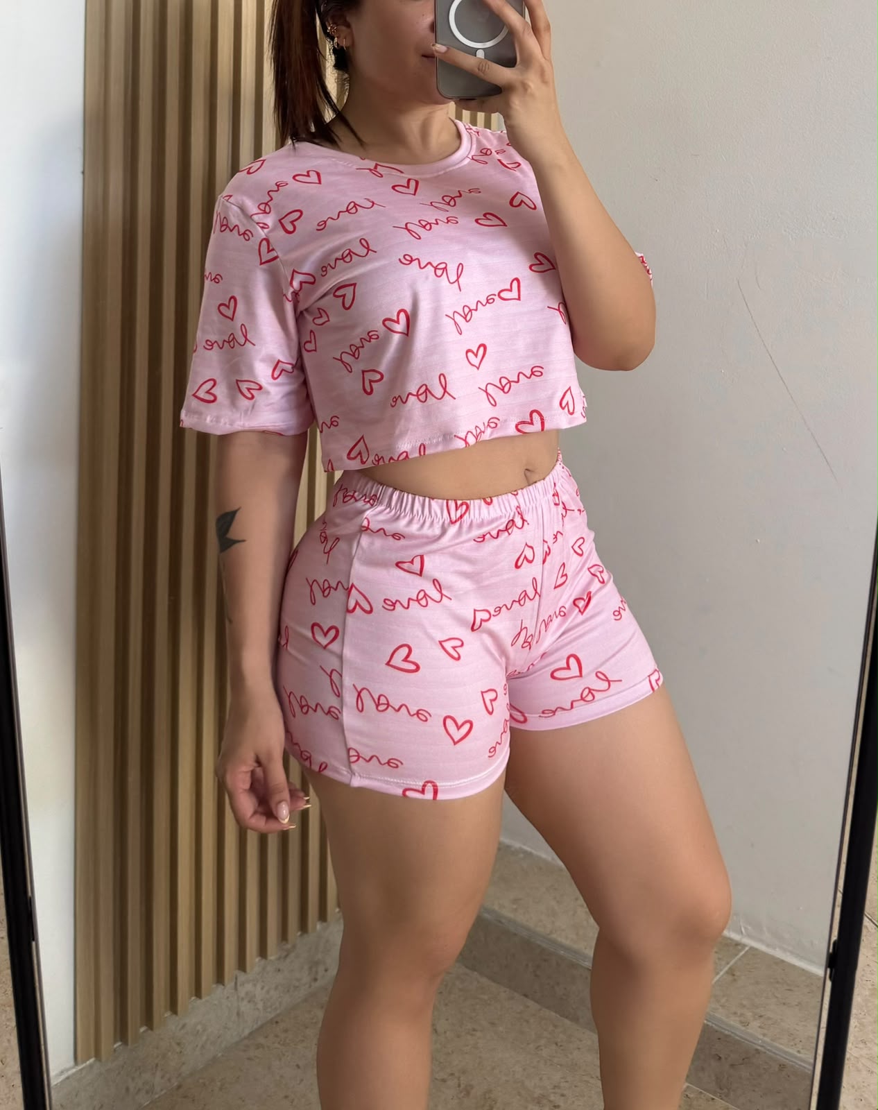 PIJAMA SHORT CAMISETA CORTA