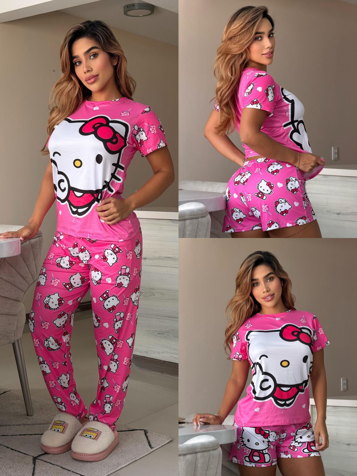 PIJAMA 3 PIEZAS TALLA UNICA