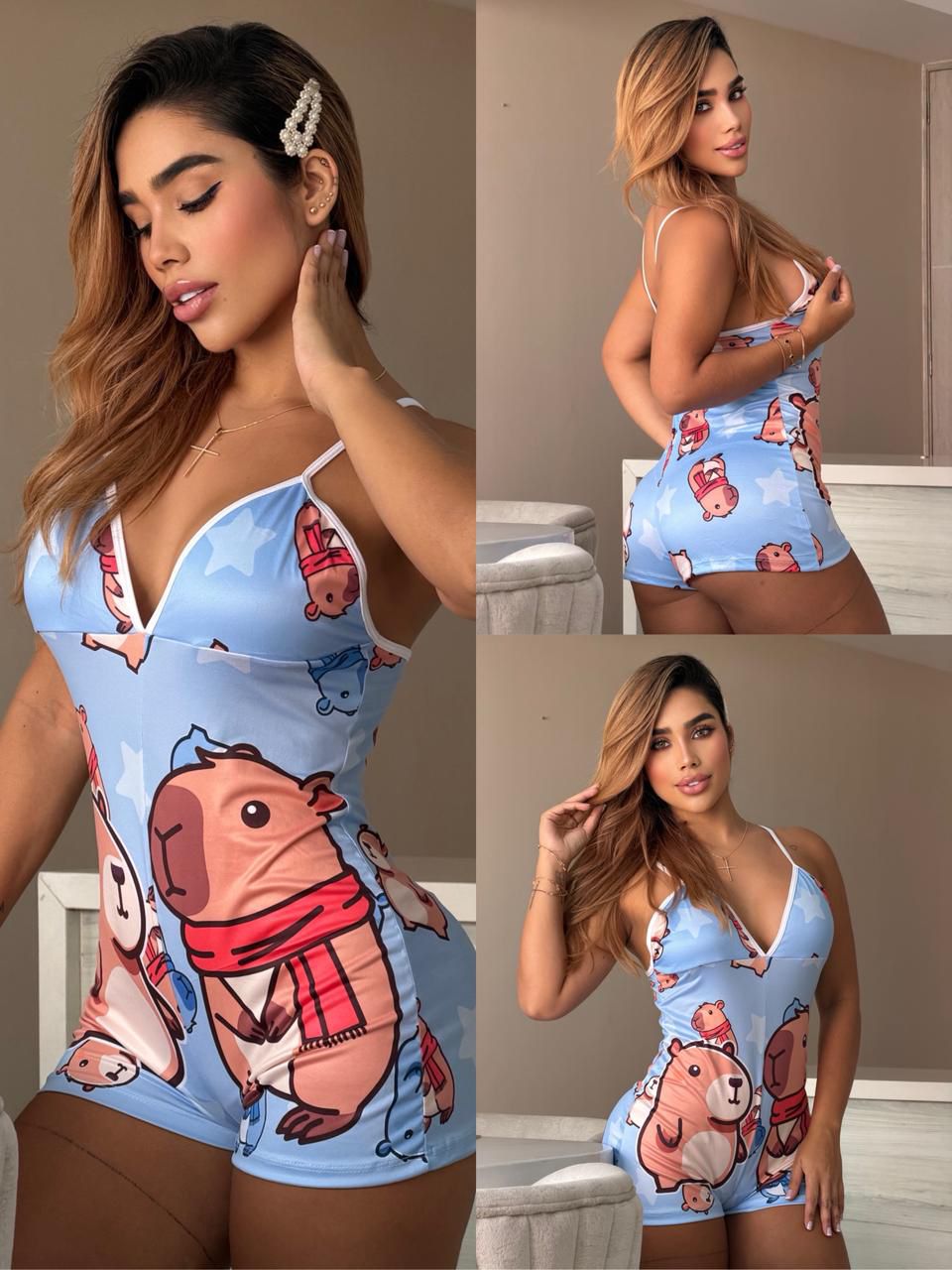 ENTERIZO TIRAS TALLA UNICA