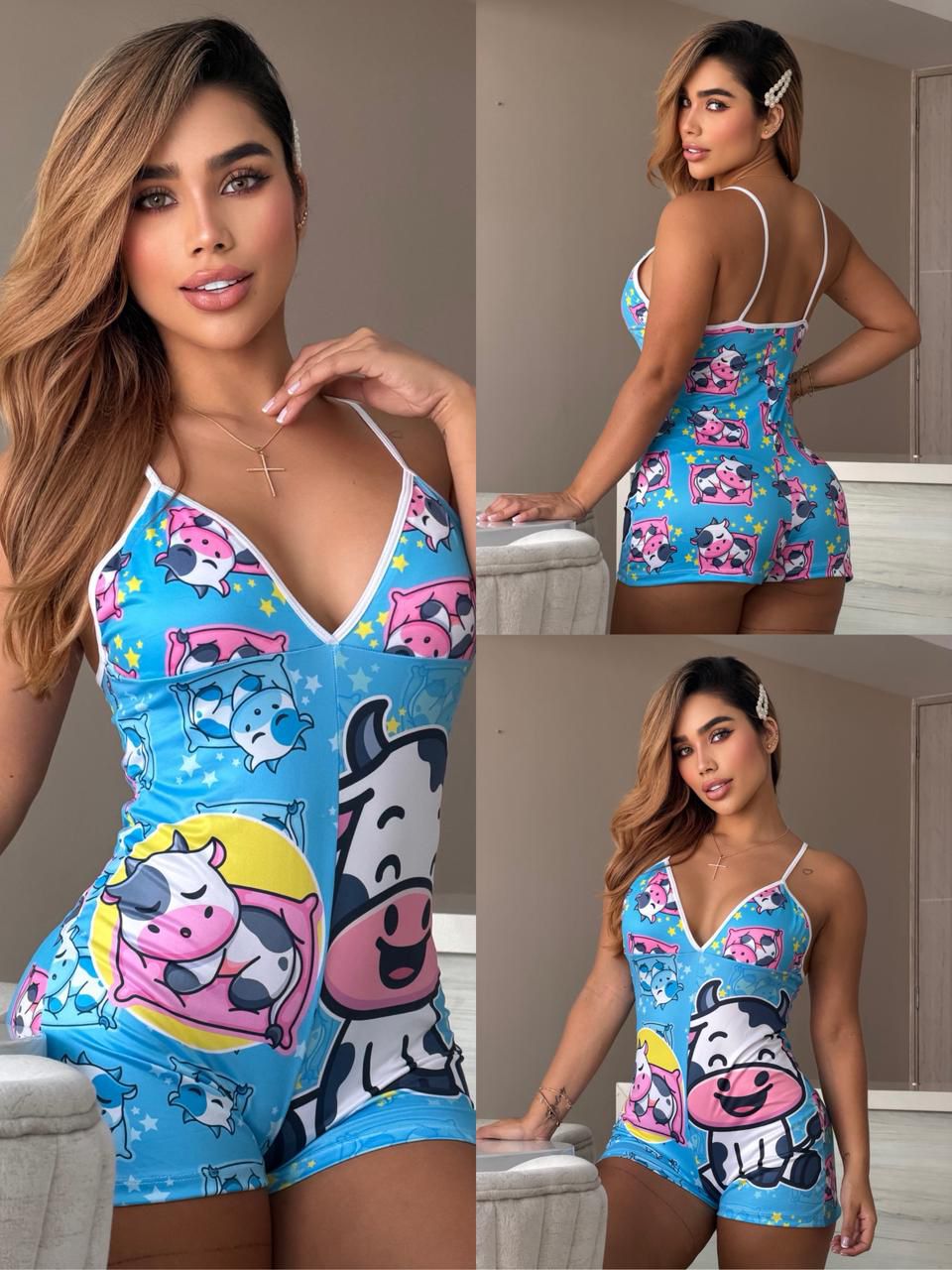 ENTERIZO TIRAS TALLA UNICA