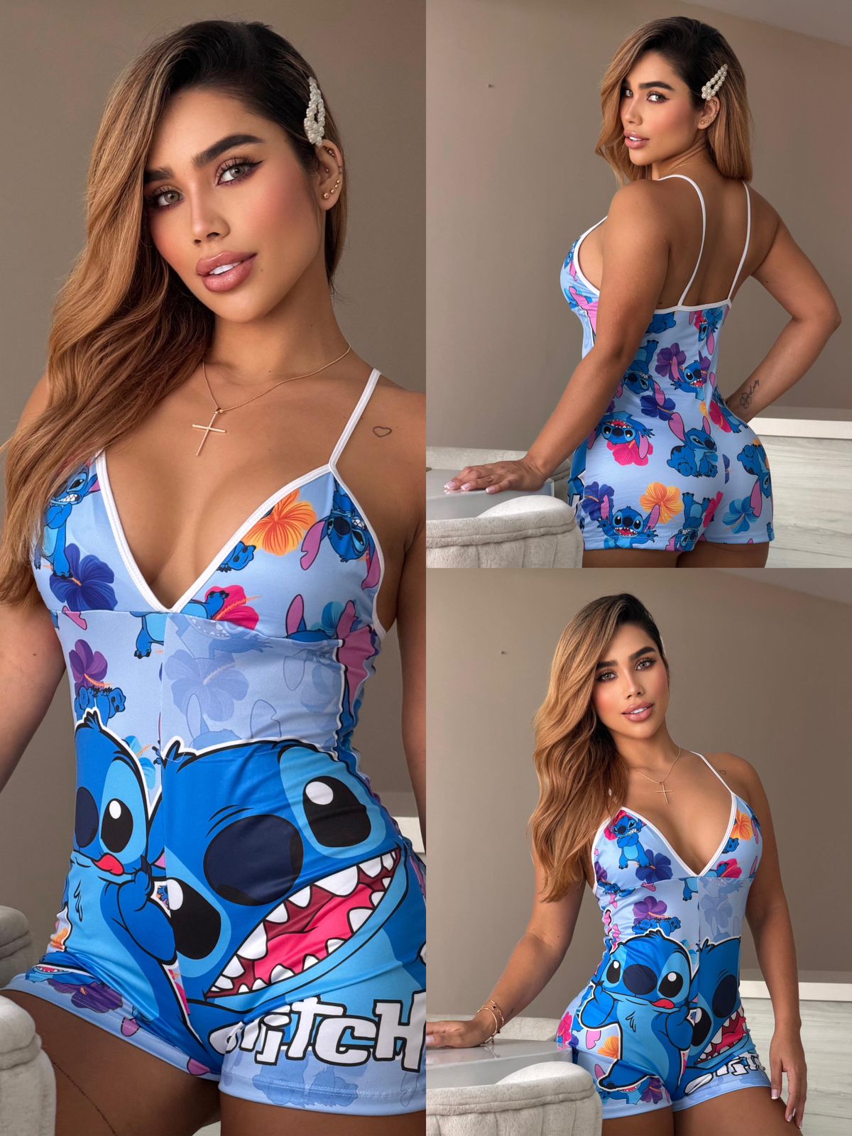 ENTERIZO TIRAS TALLA UNICA