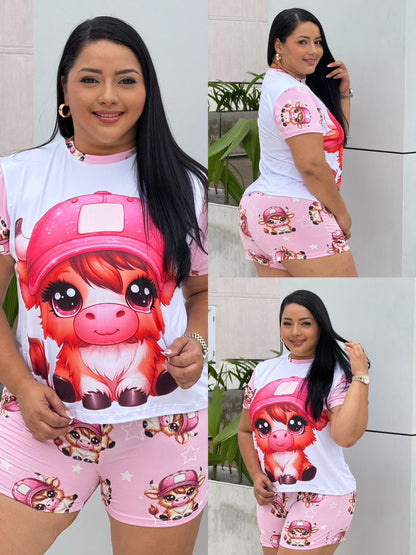 SHORT CAMISETA TALLA PLUS