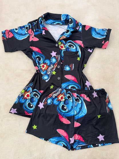 PIJAMA BOTONES SUBLIMADA TALLA UNICA