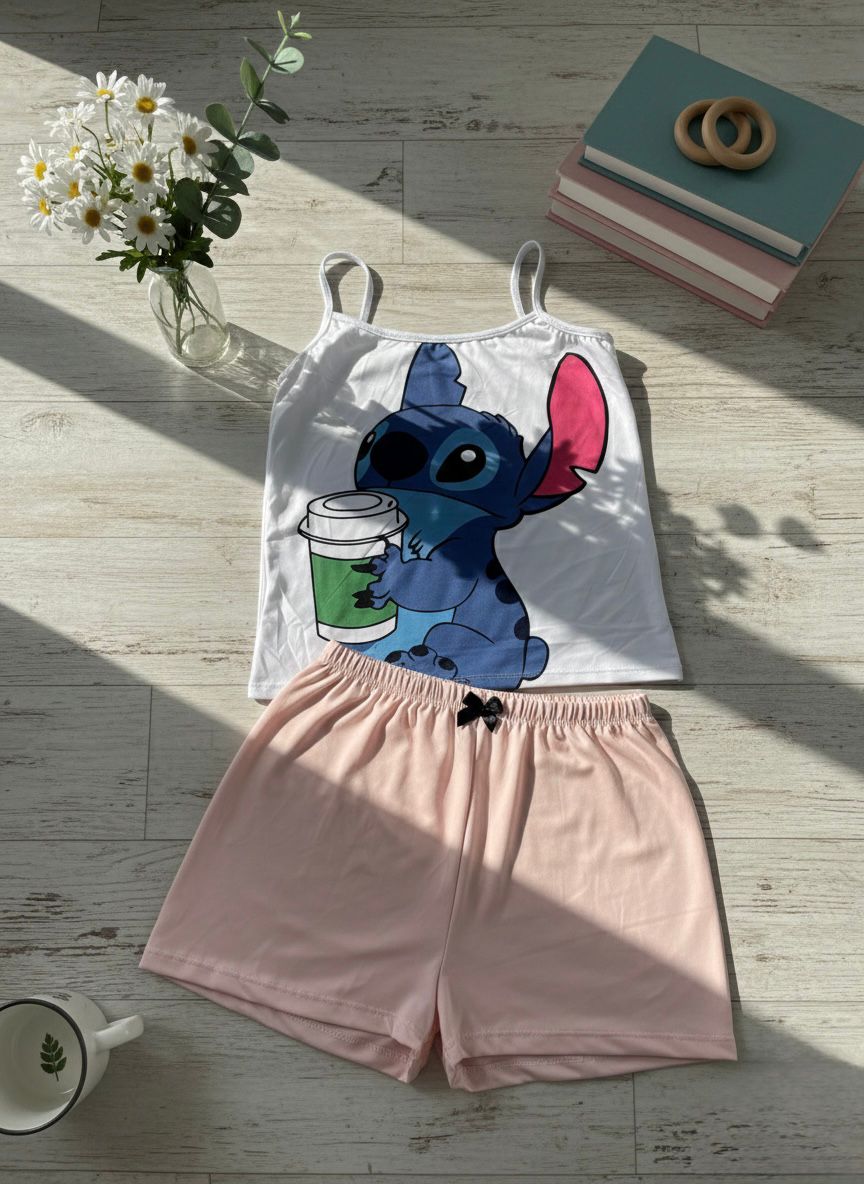 PEACH SKIN PAJAMAS ONE SIZE