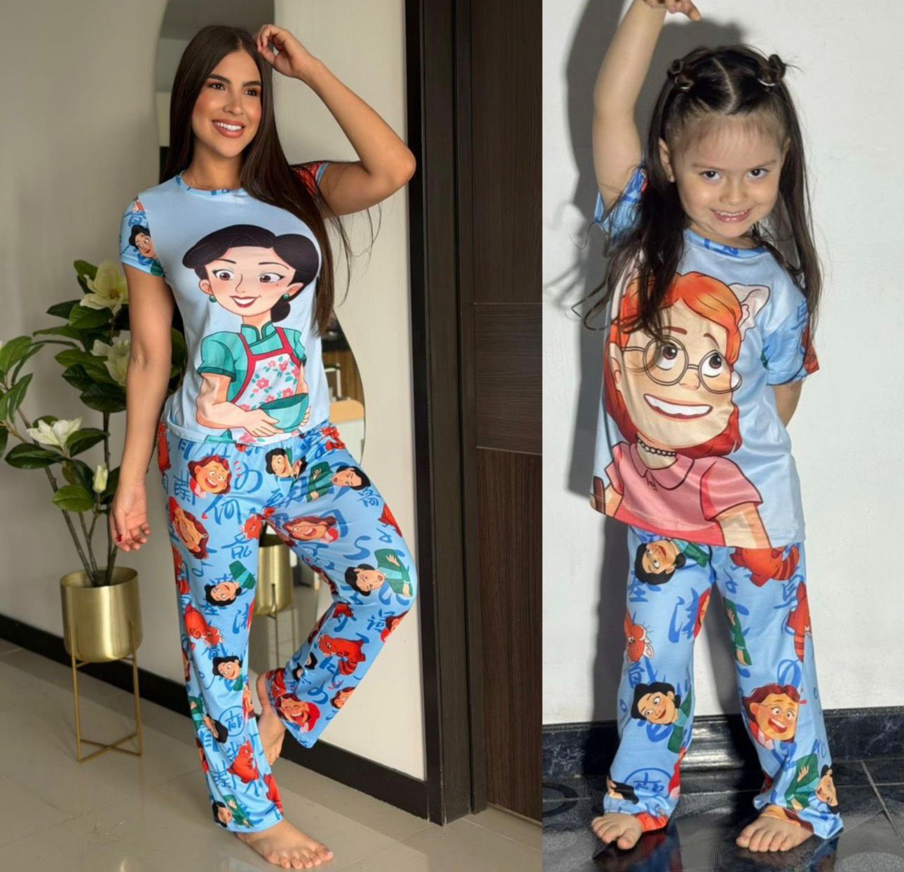 PIJAMA DÚO MAMÁ E HIJA