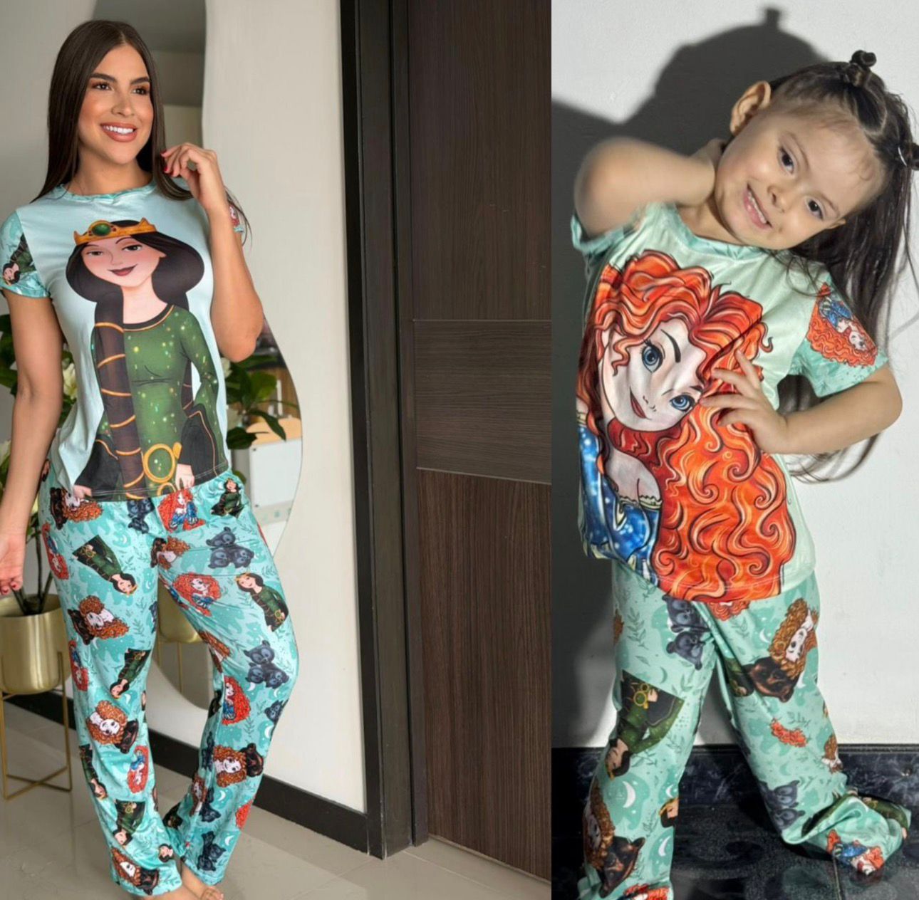 PIJAMA DÚO MAMÁ E HIJA