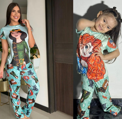 PIJAMA DÚO MAMÁ E HIJA