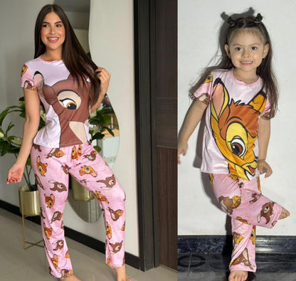 PIJAMA DÚO MAMÁ E HIJA