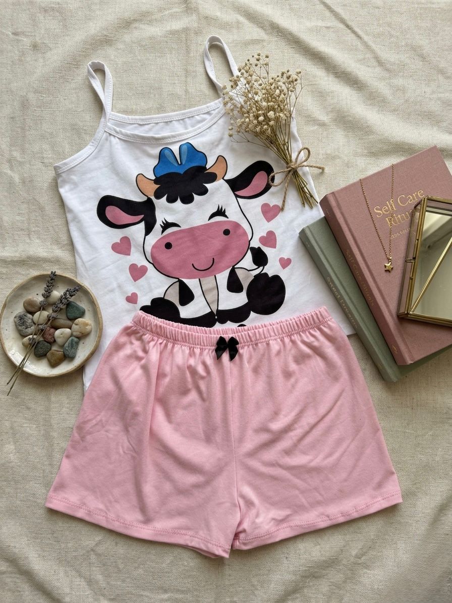 PEACH SKIN PAJAMAS ONE SIZE