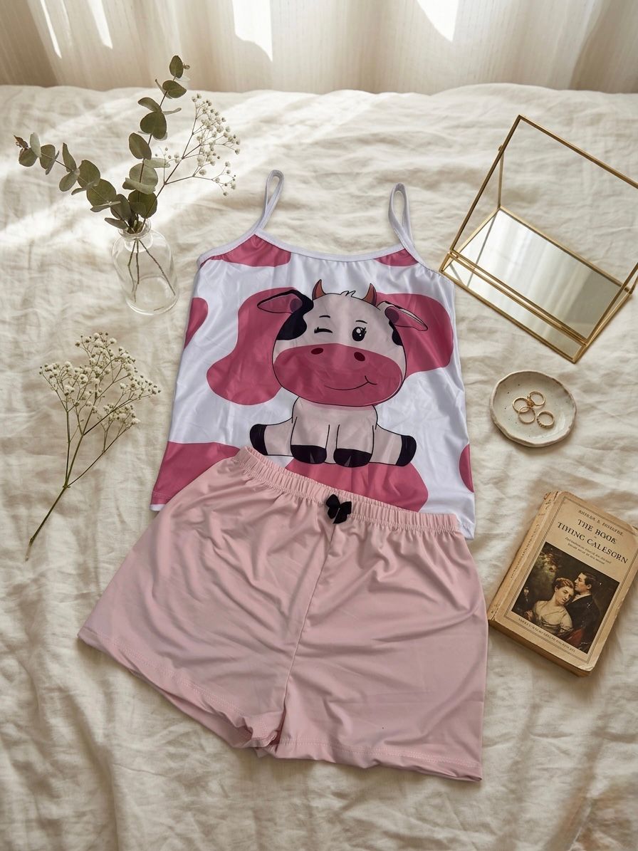 PEACH SKIN PAJAMAS ONE SIZE