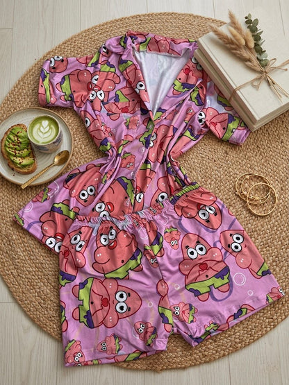 PIJAMA BOTONES SUBLIMADA TALLA UNICA