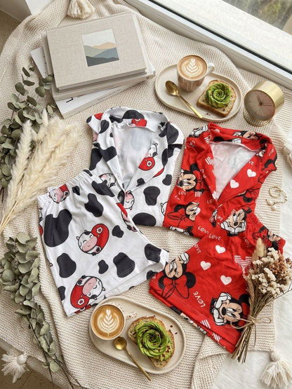 PIJAMA BOTONES SUBLIMADA TALLA UNICA