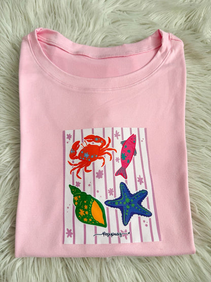 PEACH SKIN T-SHIRTS
