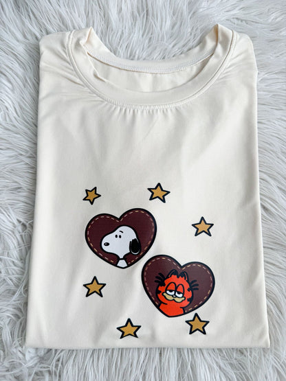 PEACH SKIN T-SHIRTS