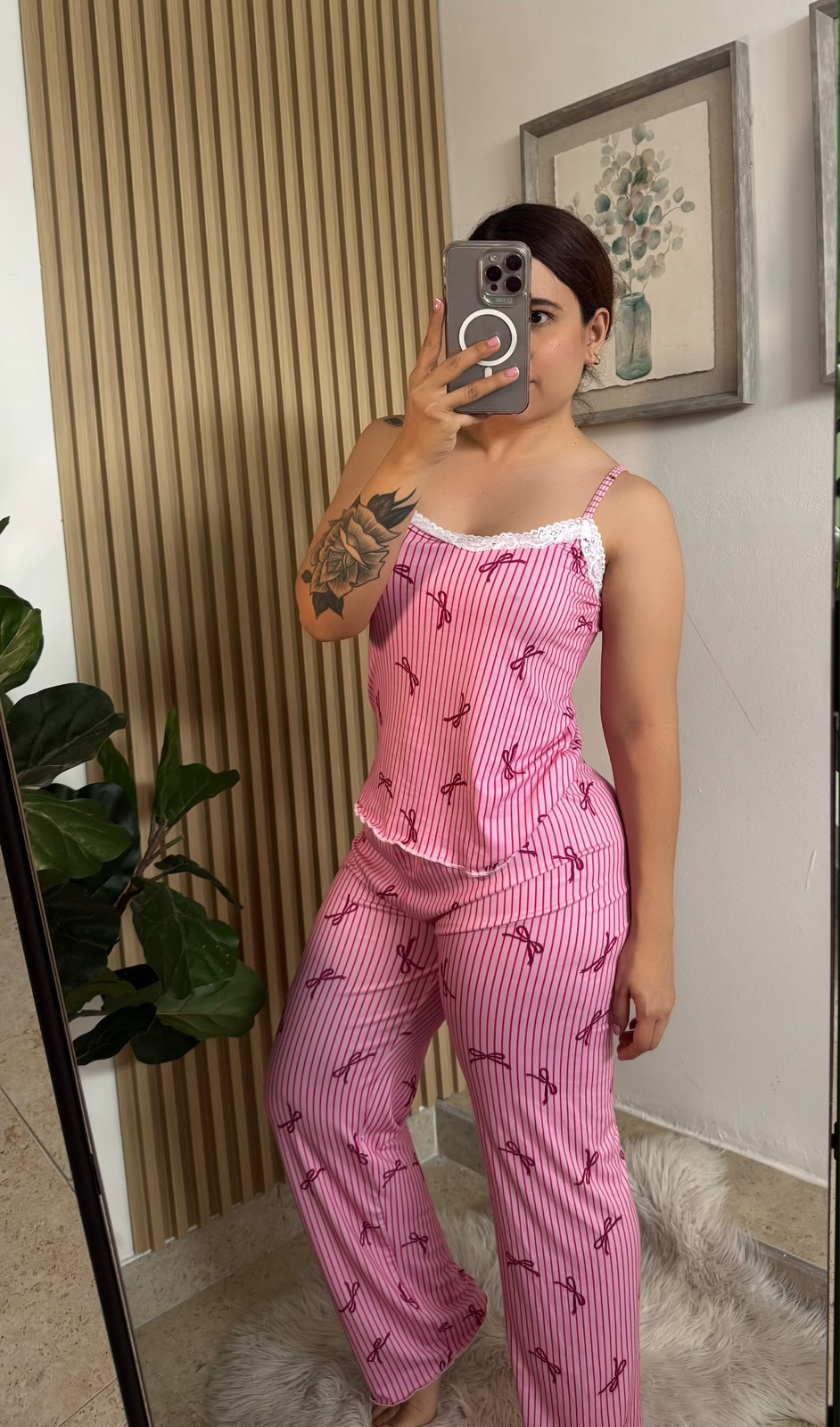 ONE SIZE STRAP PAJAMA PANTS