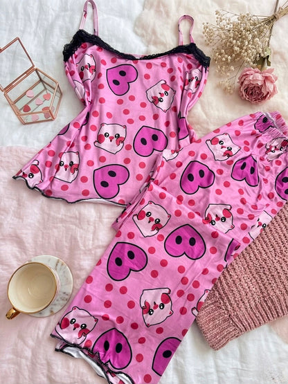 ONE SIZE STRAP PAJAMA PANTS