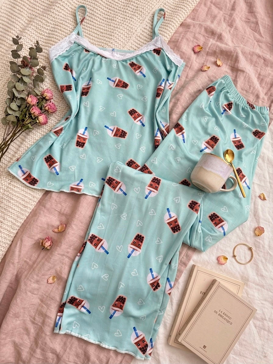 ONE SIZE STRAP PAJAMA PANTS
