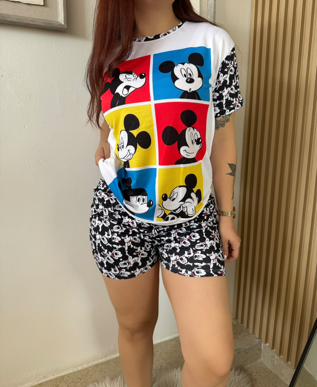 SHORT CAMISETA TALLA UNICA