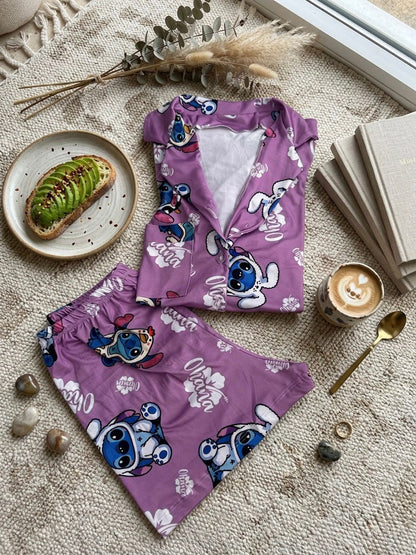PIJAMA BOTONES SUBLIMADA TALLA UNICA