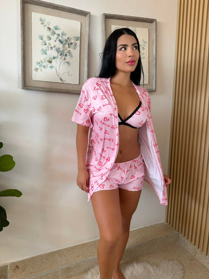 TRIO PAJAMAS WITH SEXY LIFTERS