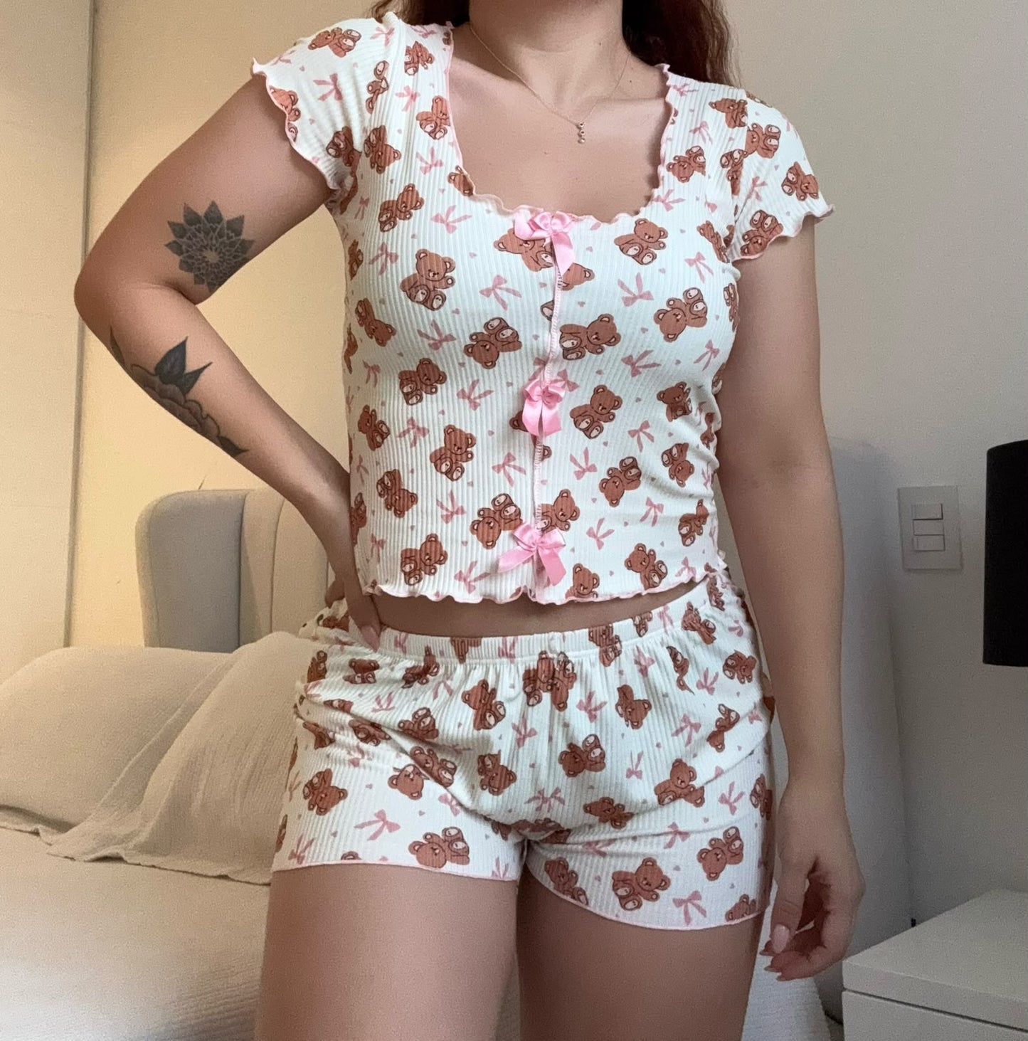 SHORT CAMISETA RIB