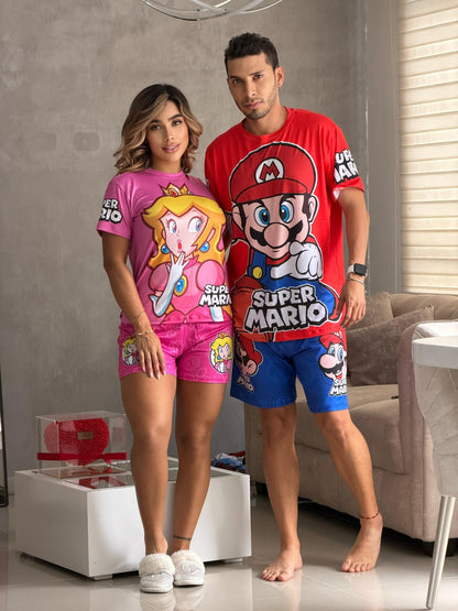 PIJAMAS PAREJA SHORT TALLA UNICA