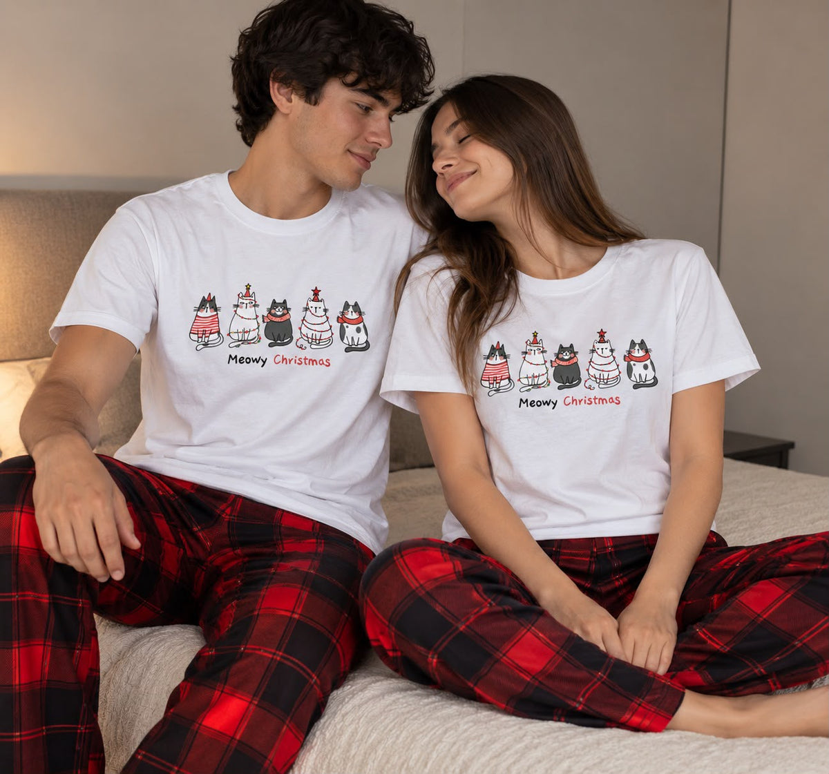 PIJAMAS NAVIDAD  CAMISETA PANTALÓN