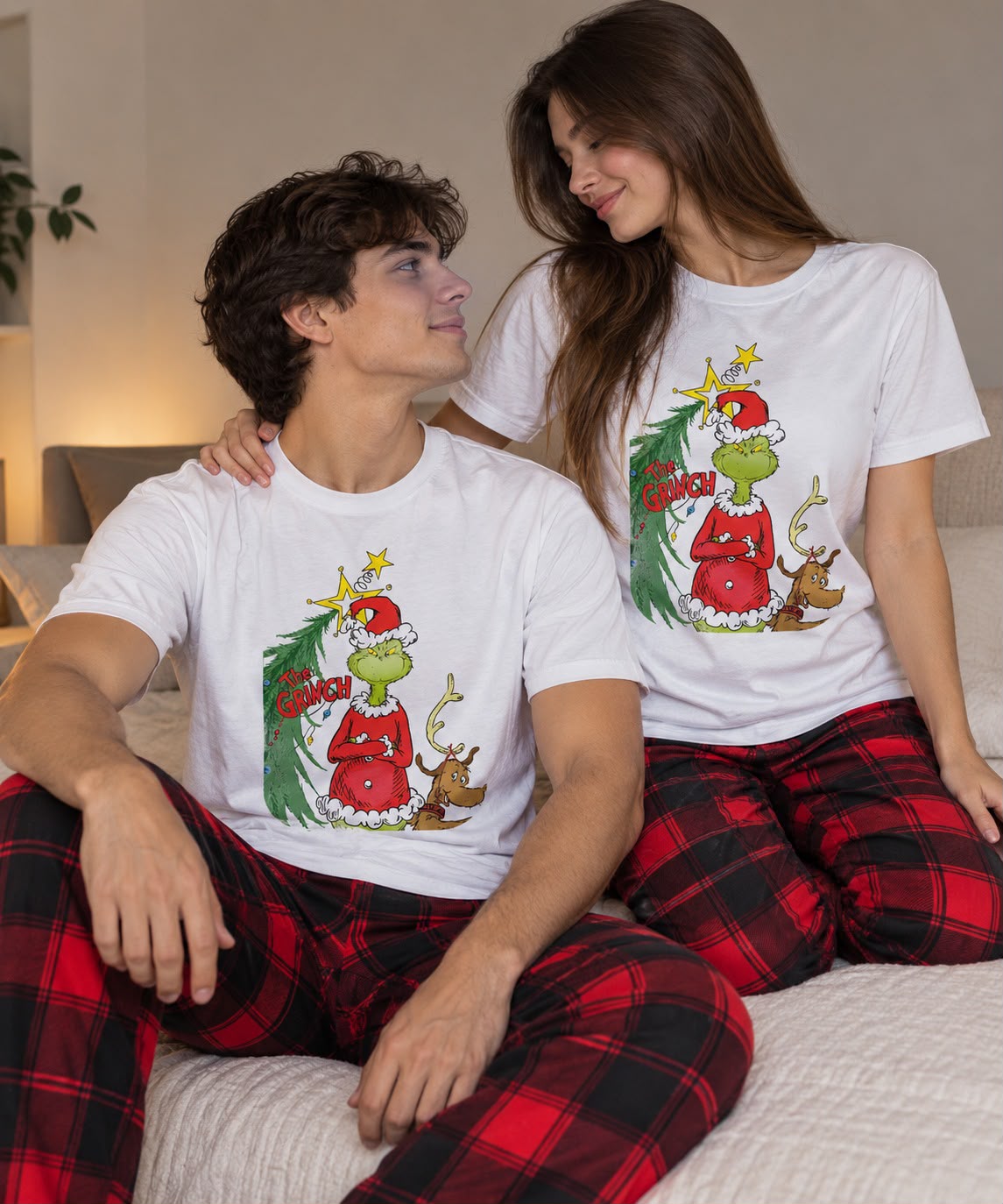 PIJAMAS NAVIDAD  CAMISETA PANTALÓN